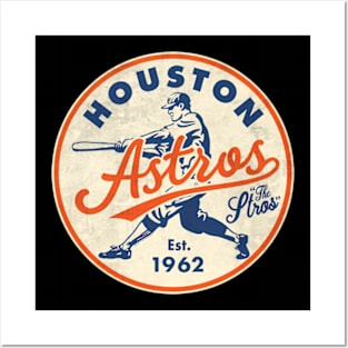 Old Houston Astros By Buck Posters and Art